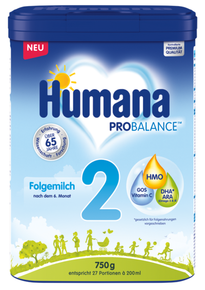 Humana Folgemilch 2 750 g