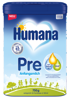 Humana Anfangsmilch Pre 750g